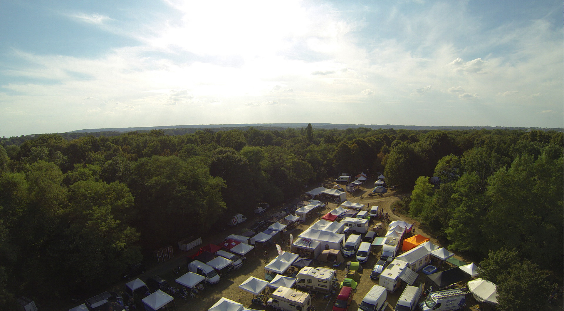 Le village des coureurs
